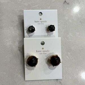 2 pairs Kate Spade earrings